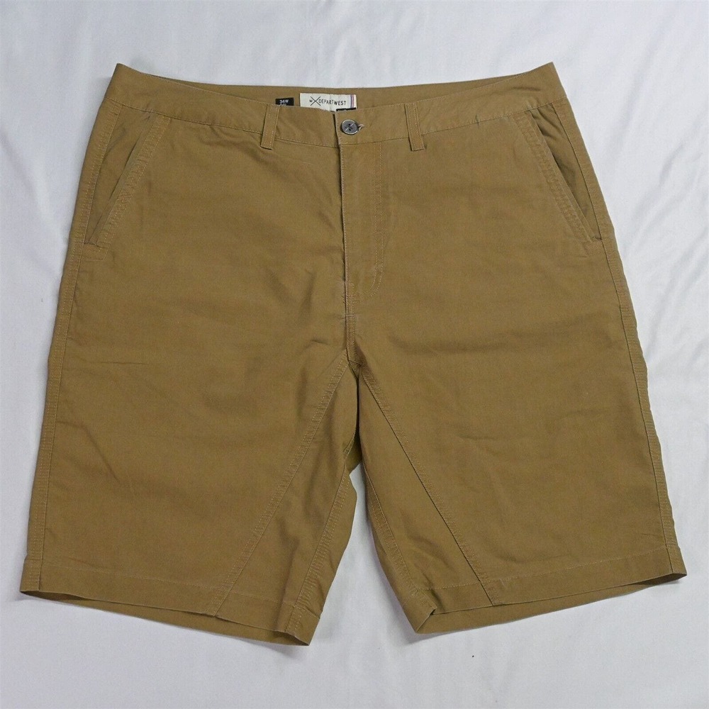 Departwest 34 x 20" Khaki Rambler Casual‎ Hybrid Shorts